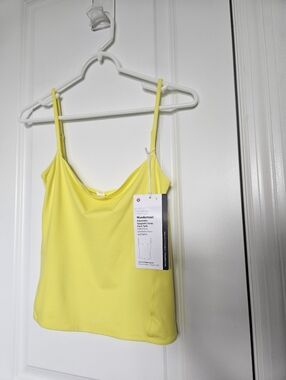 NWT Lululemon Nulu Spaghetti-Strap Adjustable Cami Daisy Glow Sz S $48 SOLD OUT